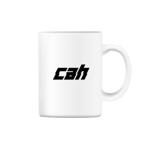 Šálka biela s logom CAH minimalistic