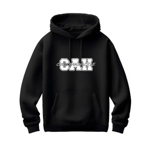 Ultra heavy mikina čierna s logom CAH basic a nápisom cez stred