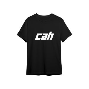 Tričko čierne s logom CAH minimalistic