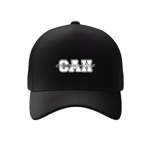 Šiltovka čierna s logom CAH basic a nápisom cez stred