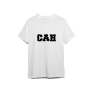Tričko biele s logom CAH basic