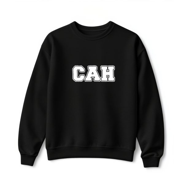 Ultra heavy crewneck mikina čierna s logom CAH basic