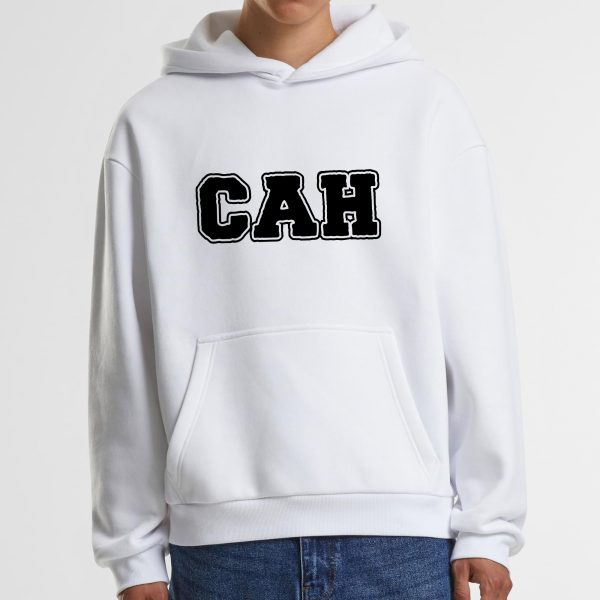 Mikina s kapucou biela s logom CAH basic - Image 2