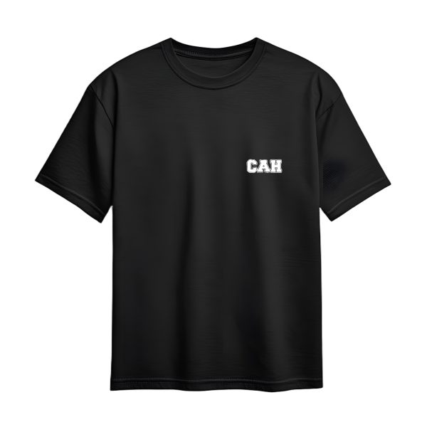 Ultra heavy tričko čierne s logom CAH basic miniature